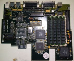 Board attached to motherboard