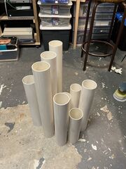 PVC ready to be formed.