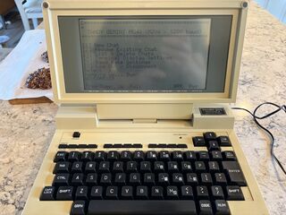 Tandy 200 talking with Gemini AI
