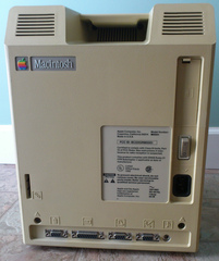 Rear of Macintosh